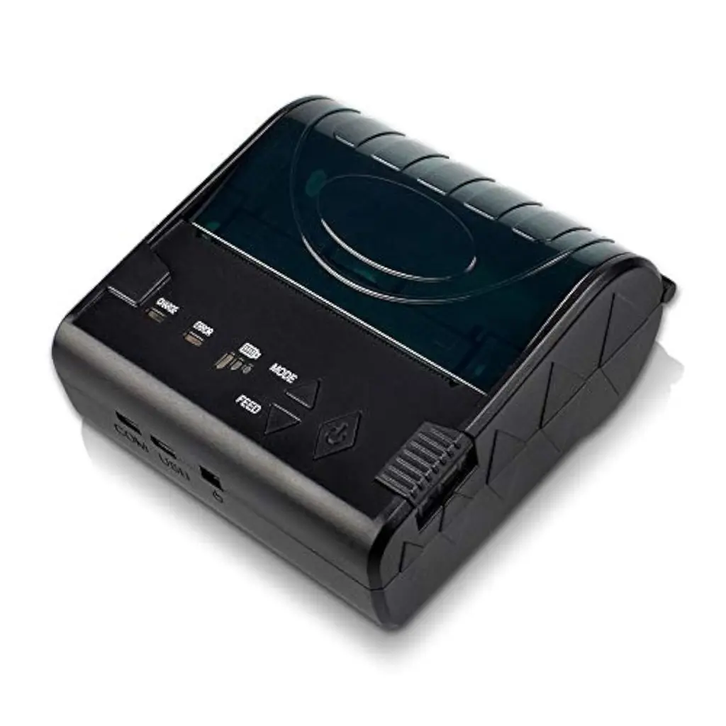 NETUM Impresora térmica inalámbrica de Recibos Bluetooth de 80 mm, Mini Impresora POS de 3 Pulgadas Compatible con Android/iOS/PC/Windows/Linux NT-8003 (Impresora Bluetooth de 80mm)