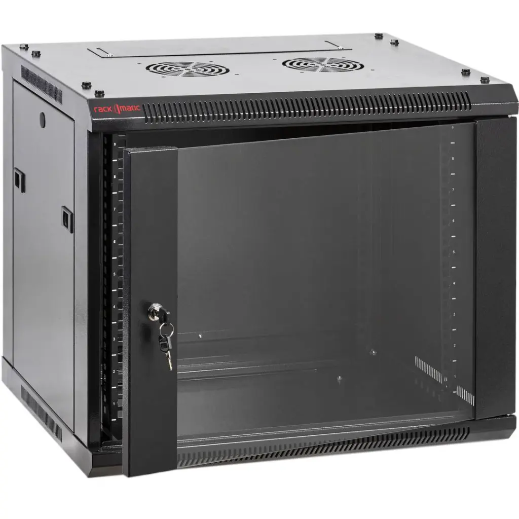 Armario rack mural 19" 9U 600x450x500mm