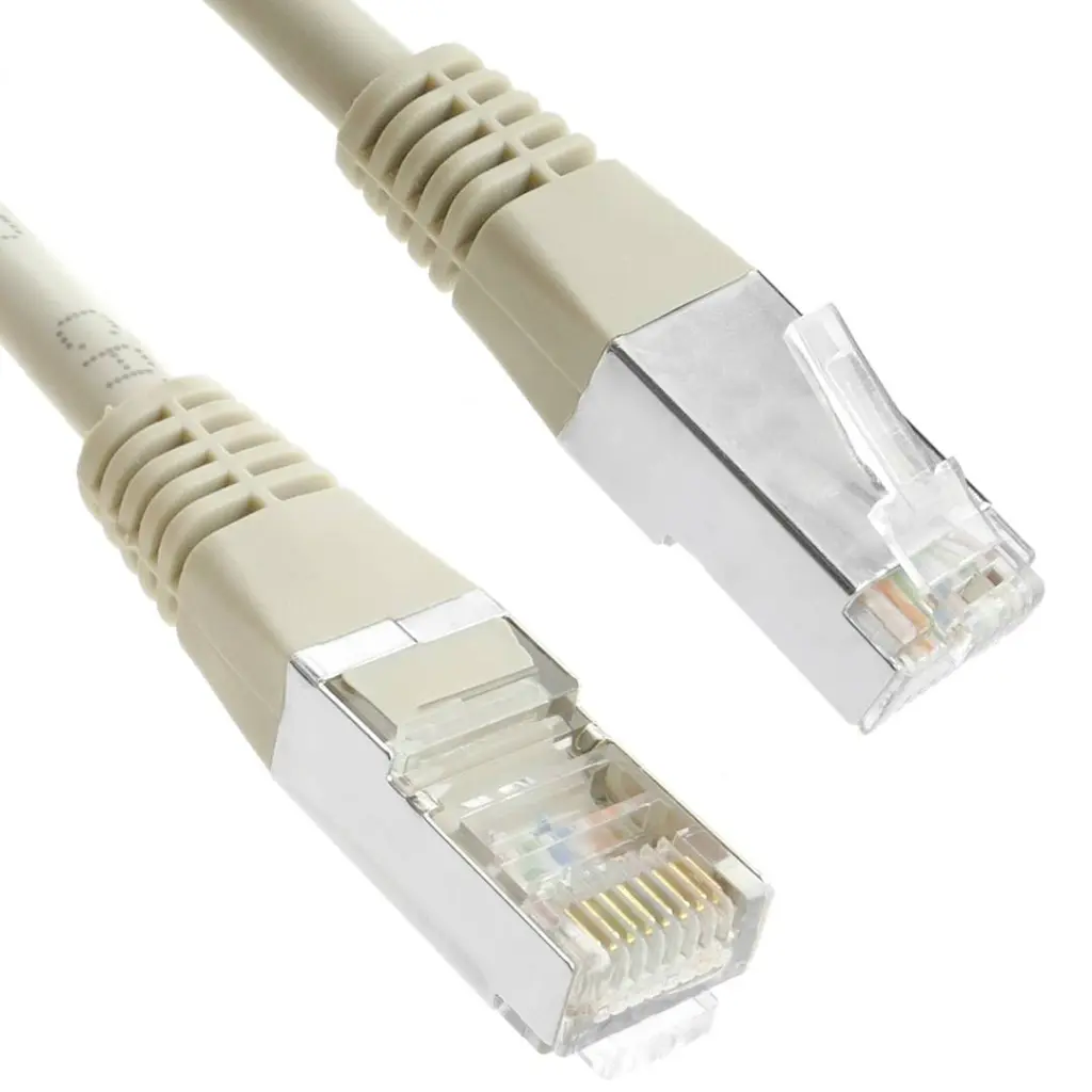 Cable de red ethernet Cat. 6 FTP de 0,5 m de color gris